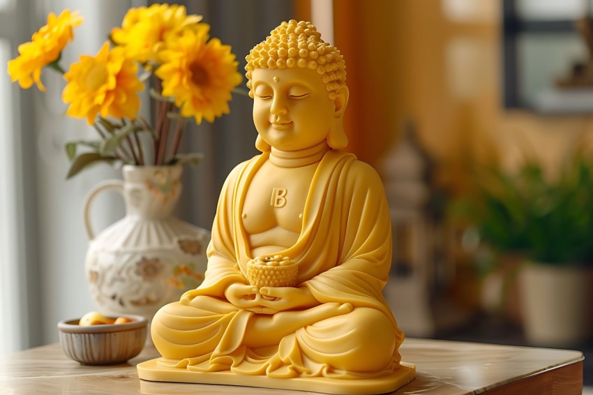 Gautam Lord Buddha Aesthetic Meditating (2115)