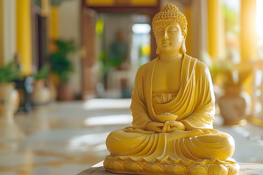 Gautam Lord Buddha Aesthetic Meditating (2193)