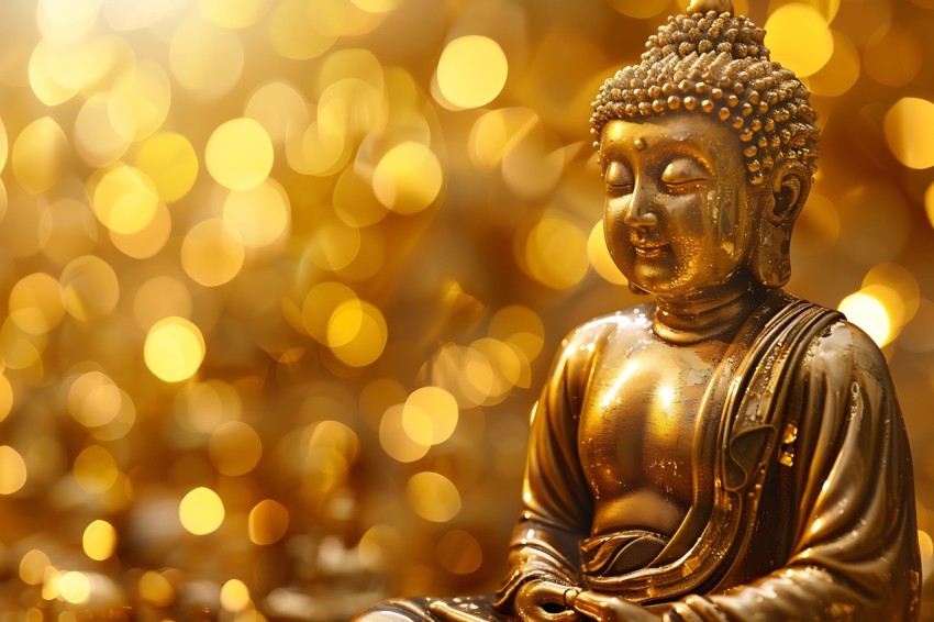 Gautam Lord Buddha Aesthetic Meditating (2141)