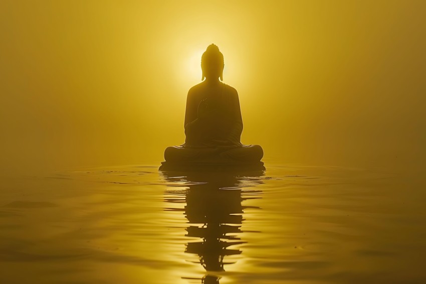 Gautam Lord Buddha Aesthetic Meditating (2255)