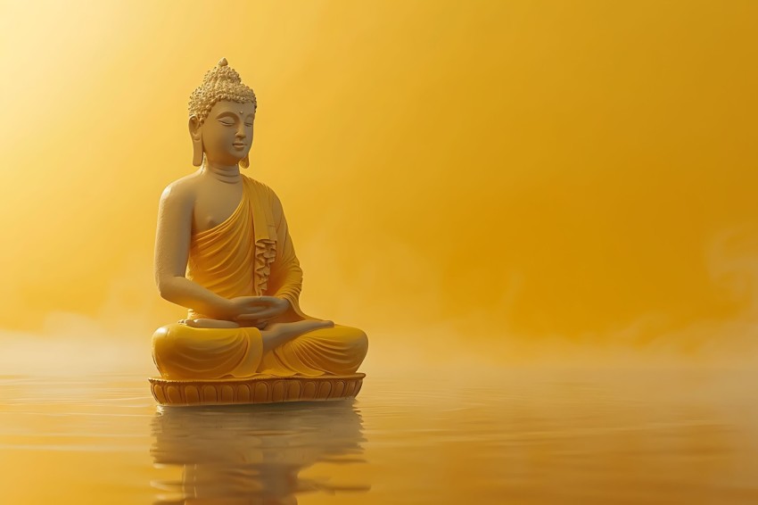 Gautam Lord Buddha Aesthetic Meditating (2284)
