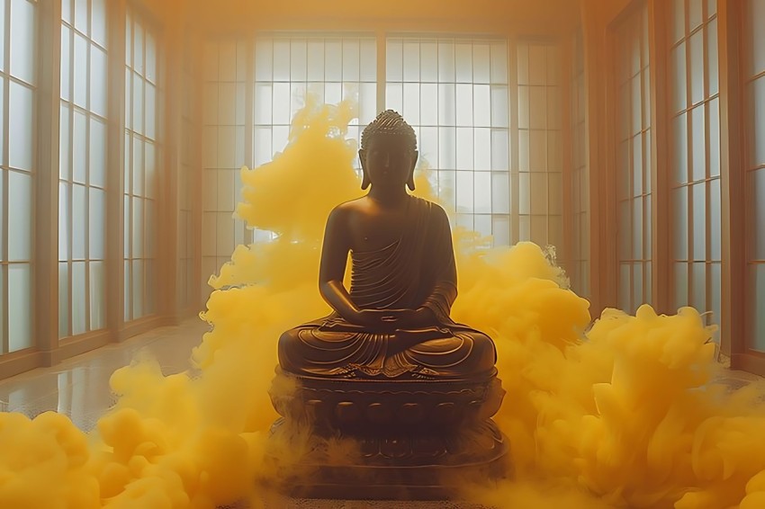 Gautam Lord Buddha Aesthetic Meditating (2288)