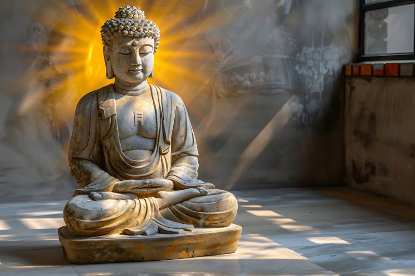 Gautam Lord Buddha Aesthetic Meditating (2247)