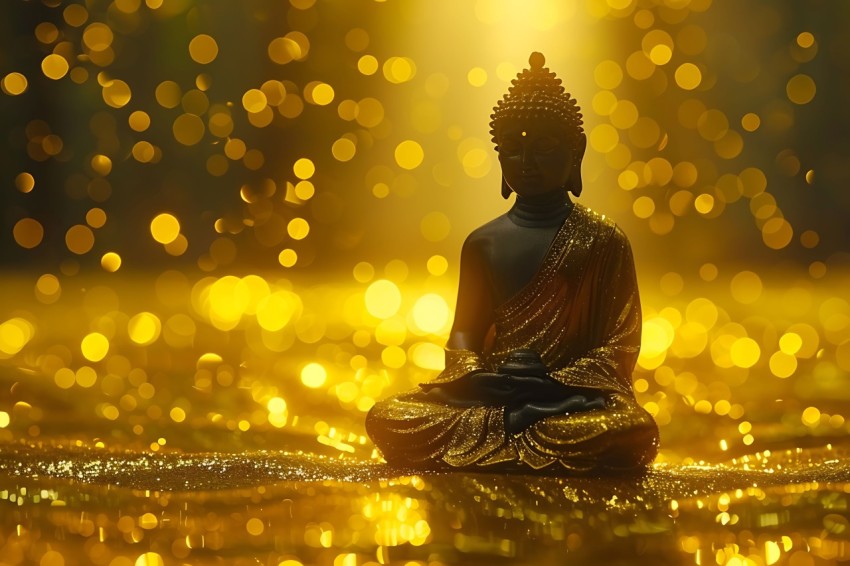 Gautam Lord Buddha Aesthetic Meditating (2264)