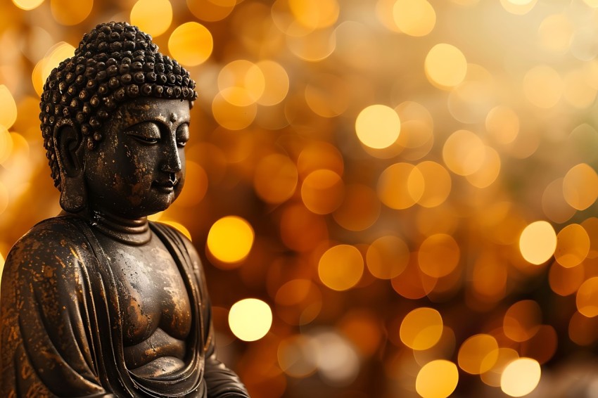 Gautam Lord Buddha Aesthetic Meditating (2214)