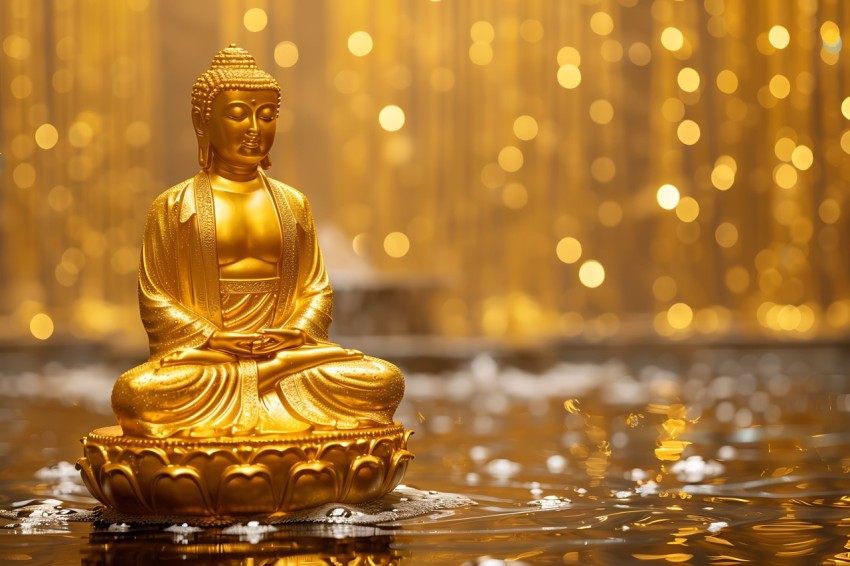 Gautam Lord Buddha Aesthetic Meditating (2294)