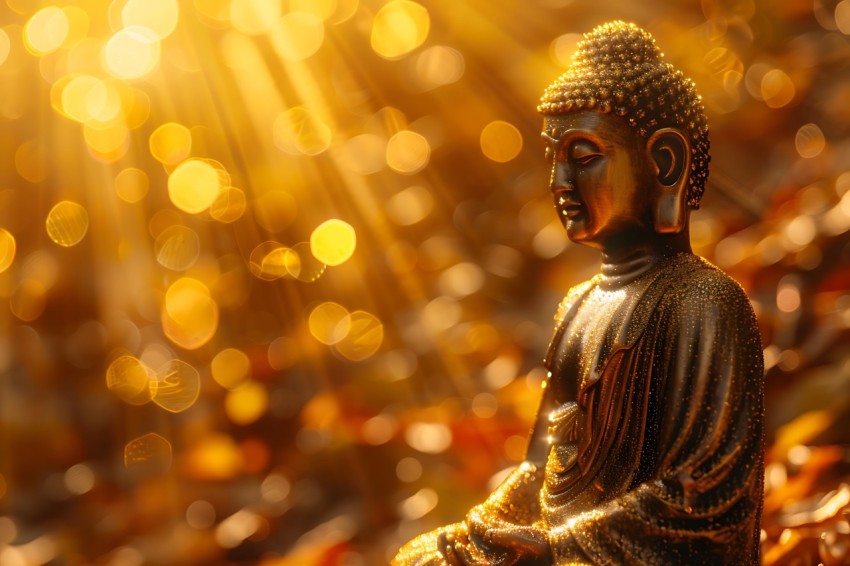 Gautam Lord Buddha Aesthetic Meditating (2259)