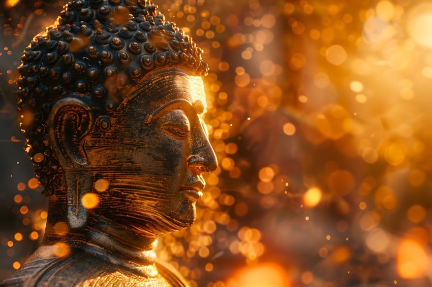 Gautam Lord Buddha Aesthetic Meditating (2279)