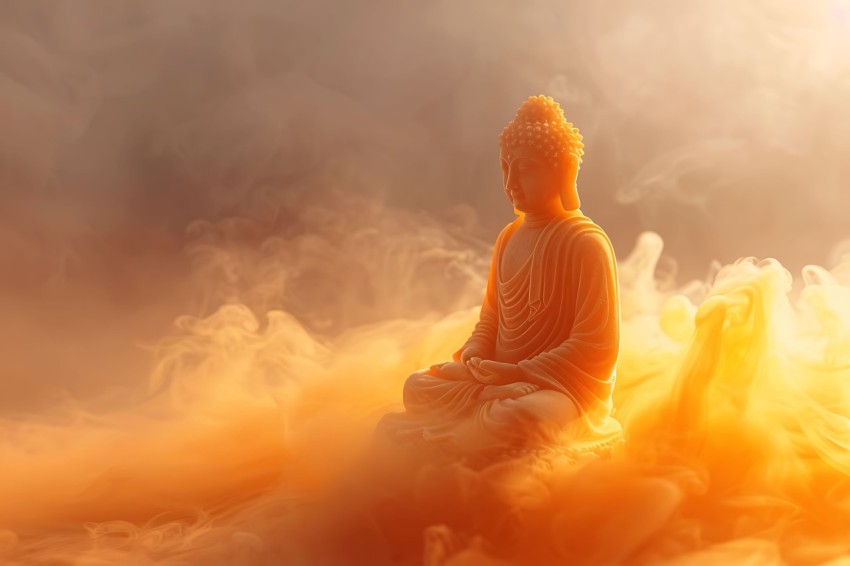 Gautam Lord Buddha Aesthetic Meditating (2314)