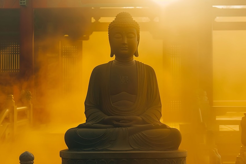 Gautam Lord Buddha Aesthetic Meditating (2395)