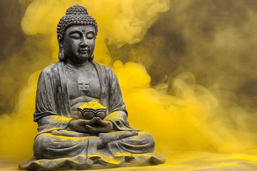 Gautam Lord Buddha Aesthetic Meditating (2380)