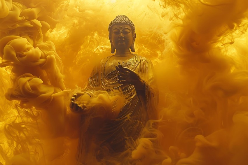 Gautam Lord Buddha Aesthetic Meditating (2362)