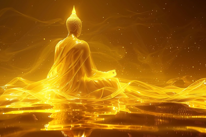 Gautam Lord Buddha Aesthetic Meditating (2397)