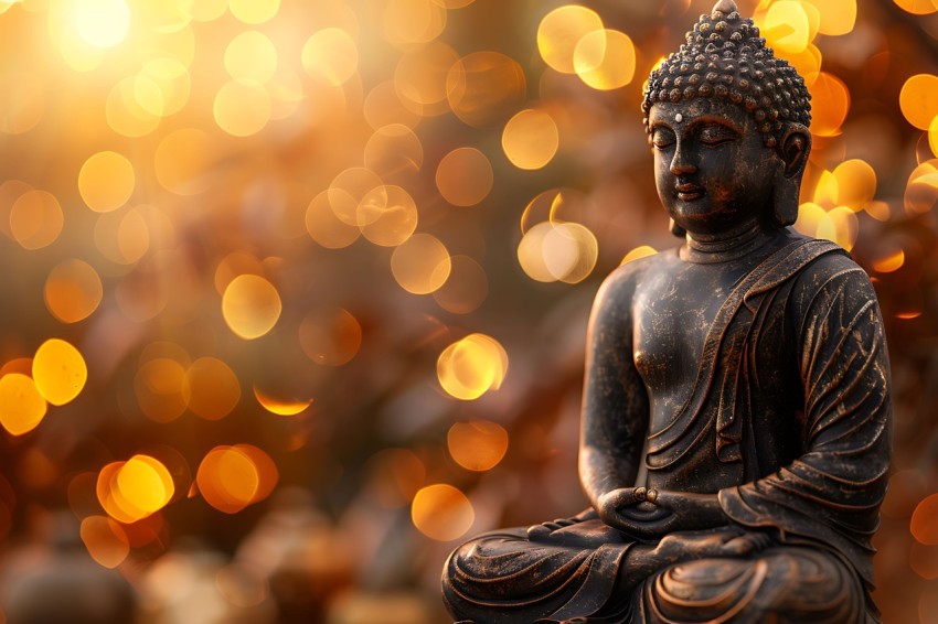 Gautam Lord Buddha Aesthetic Meditating (2311)