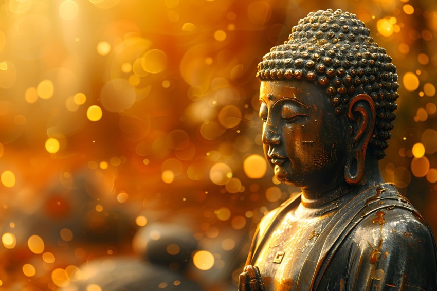 Gautam Lord Buddha Aesthetic Meditating (2357)