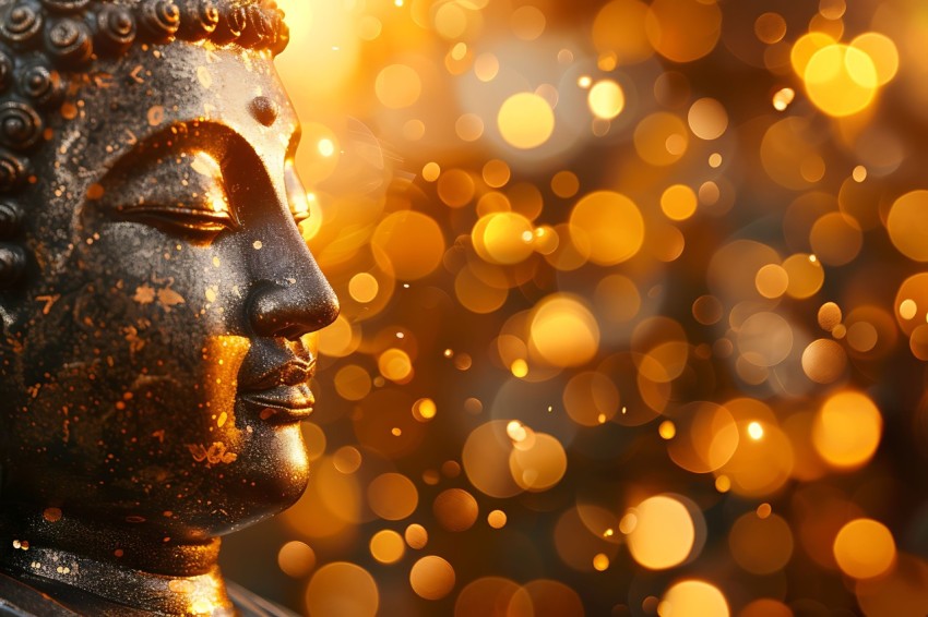 Gautam Lord Buddha Aesthetic Meditating (2353)