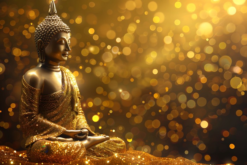 Gautam Lord Buddha Aesthetic Meditating (2383)