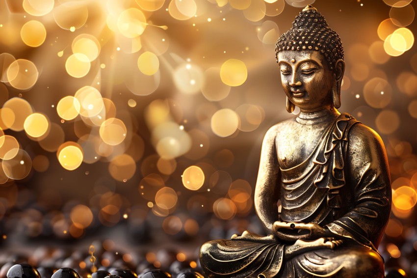Gautam Lord Buddha Aesthetic Meditating (2325)