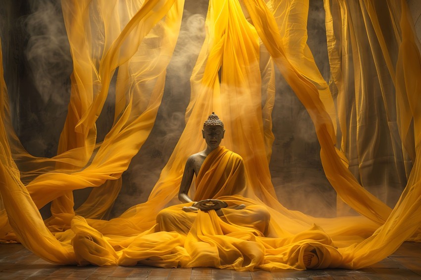 Gautam Lord Buddha Aesthetic Meditating (2321)
