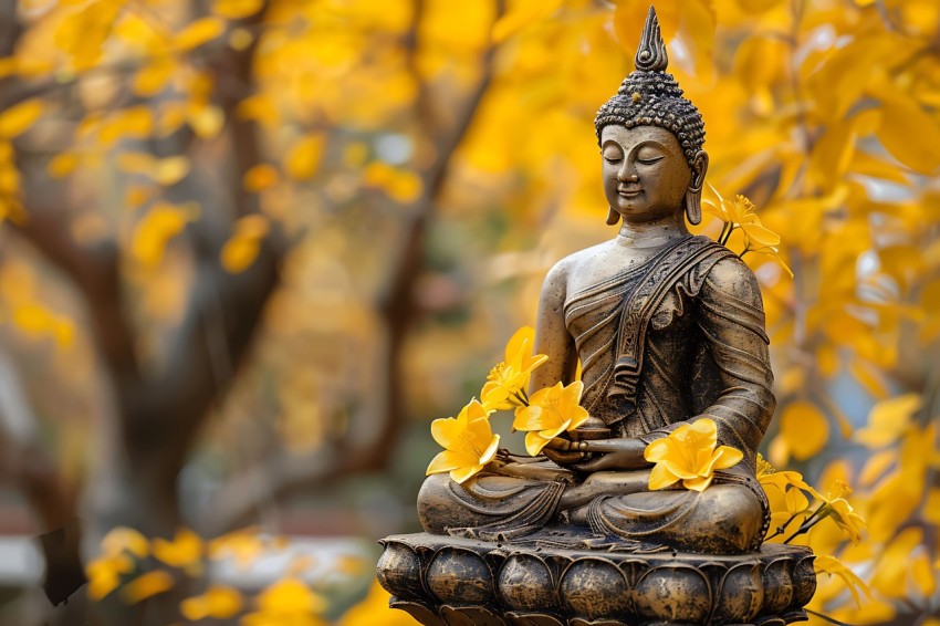 Gautam Lord Buddha Aesthetic Meditating (2339)