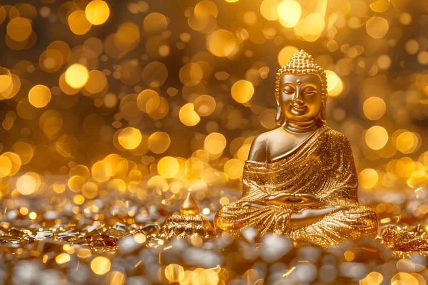 Gautam Lord Buddha Aesthetic Meditating (2369)
