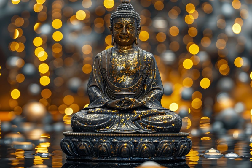 Gautam Lord Buddha Aesthetic Meditating (2349)