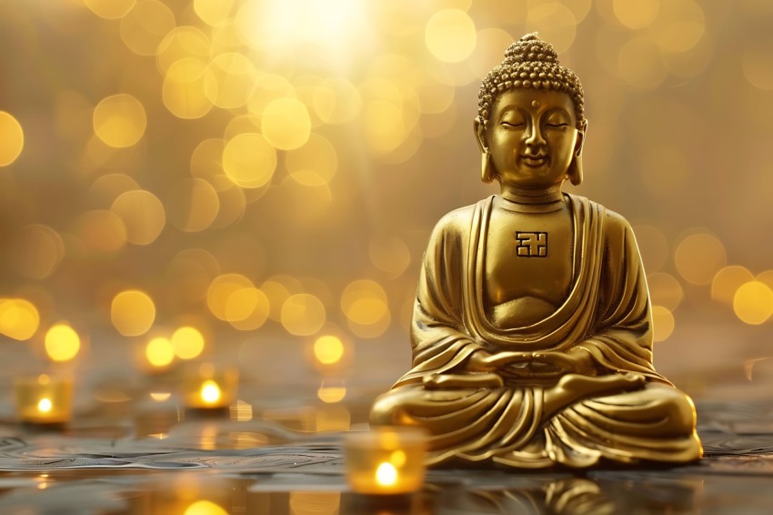 Gautam Lord Buddha Aesthetic Meditating (2479)