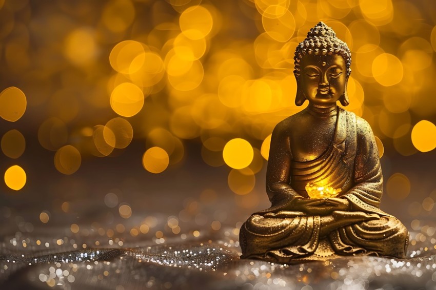 Gautam Lord Buddha Aesthetic Meditating (2411)