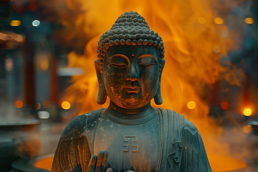 Gautam Lord Buddha Aesthetic Meditating (2451)