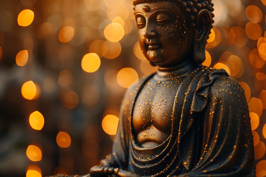 Gautam Lord Buddha Aesthetic Meditating (2432)