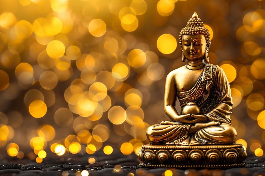 Gautam Lord Buddha Aesthetic Meditating (2494)