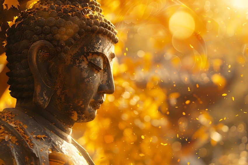 Gautam Lord Buddha Aesthetic Meditating (2474)
