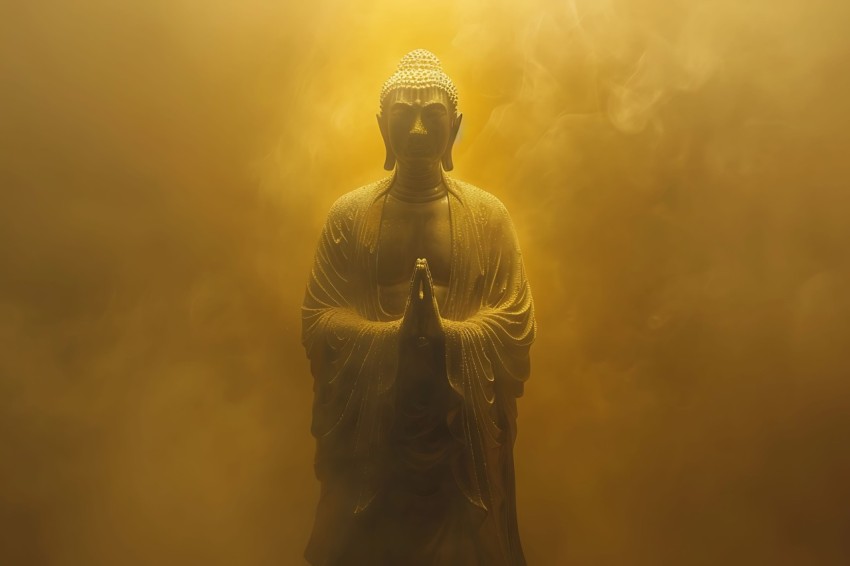 Gautam Lord Buddha Aesthetic Meditating (2574)