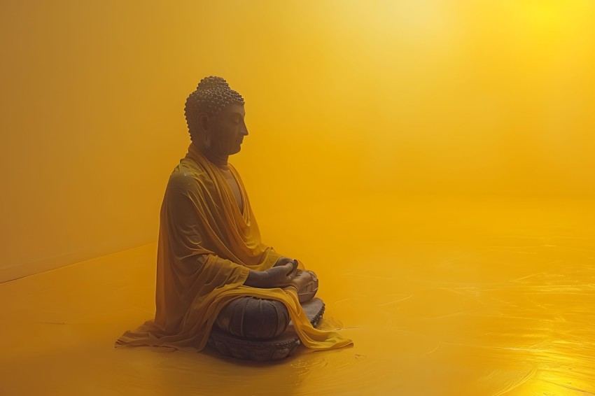 Gautam Lord Buddha Aesthetic Meditating (2575)