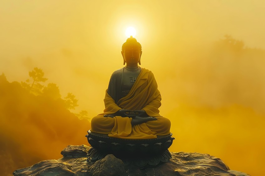 Gautam Lord Buddha Aesthetic Meditating (2544)