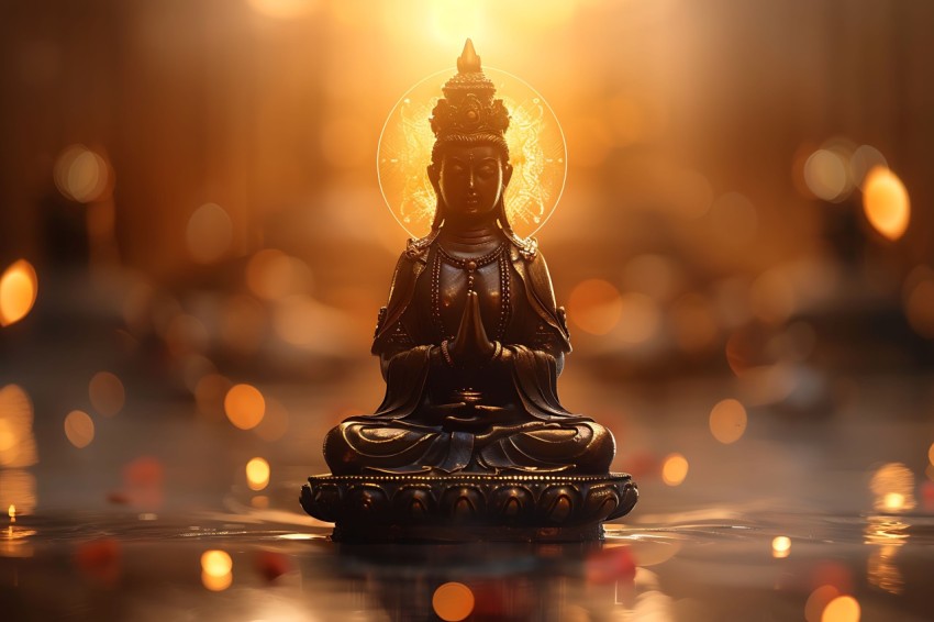 Gautam Lord Buddha Aesthetic Meditating (2587)