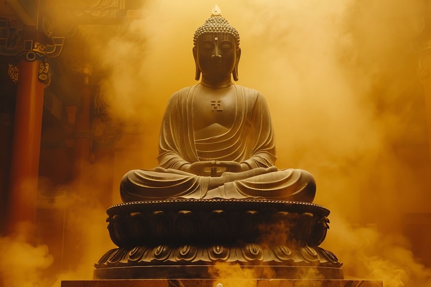 Gautam Lord Buddha Aesthetic Meditating (2571)
