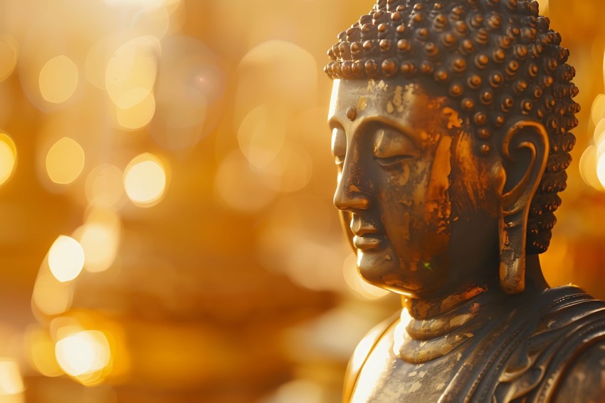 Gautam Lord Buddha Aesthetic Meditating (2522)