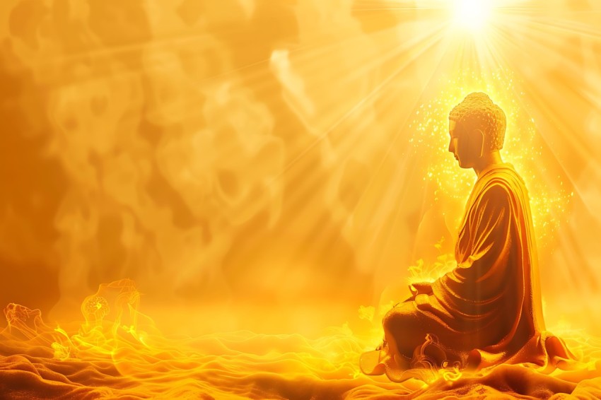 Gautam Lord Buddha Aesthetic Meditating (2593)