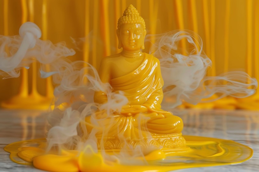 Gautam Lord Buddha Aesthetic Meditating (2514)