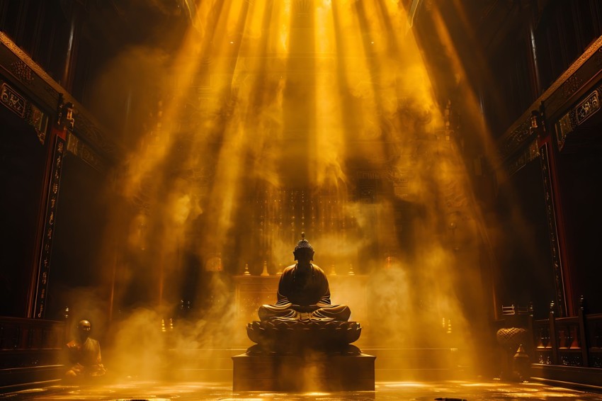 Gautam Lord Buddha Aesthetic Meditating (2535)