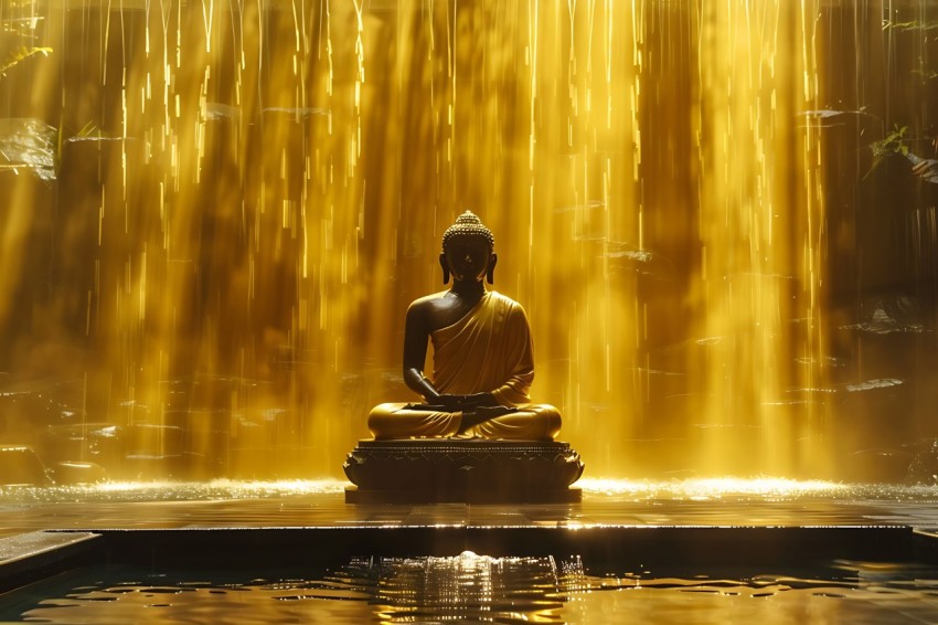 Gautam Lord Buddha Aesthetic Meditating (2506)