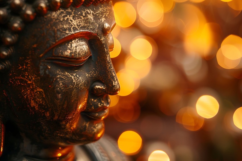 Gautam Lord Buddha Aesthetic Meditating (2510)