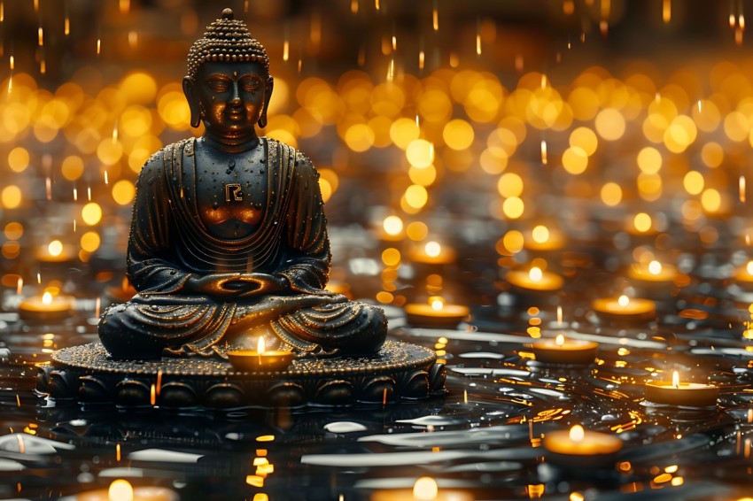 Gautam Lord Buddha Aesthetic Meditating (2509)