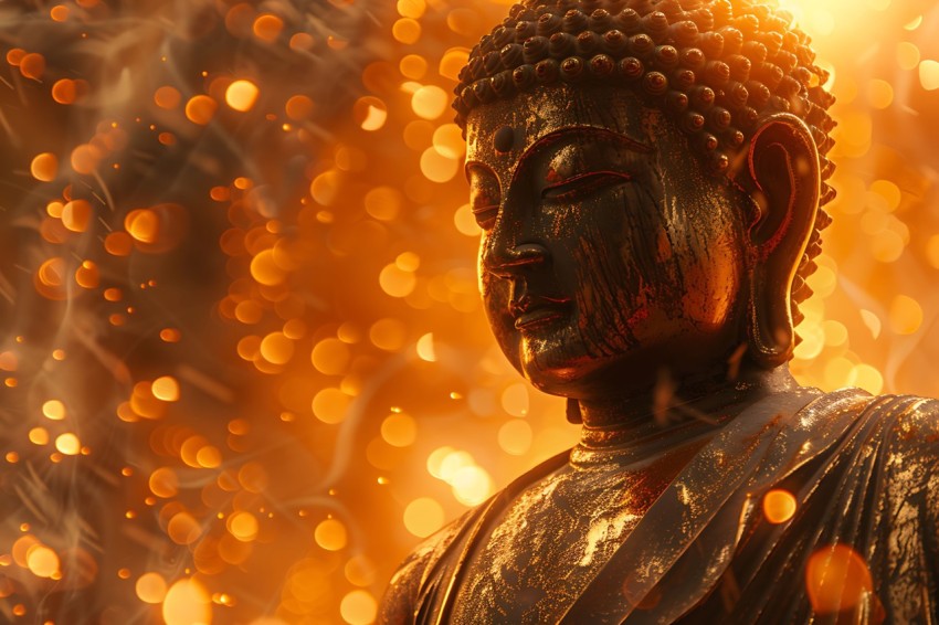 Gautam Lord Buddha Aesthetic Meditating (2553)