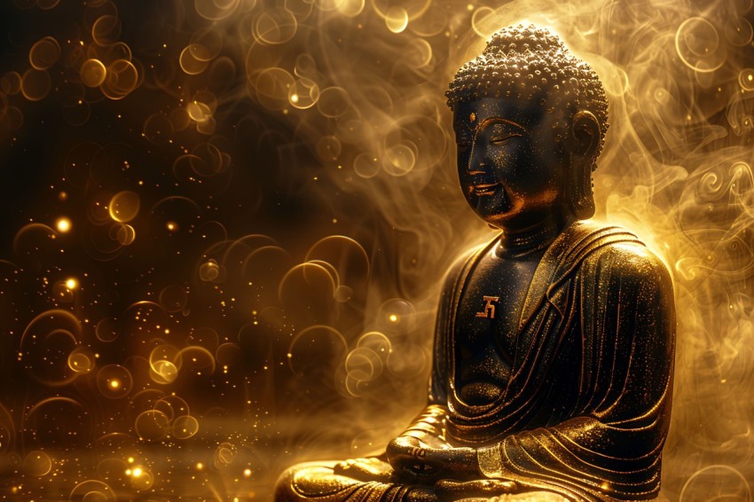 Gautam Lord Buddha Aesthetic Meditating (2590)