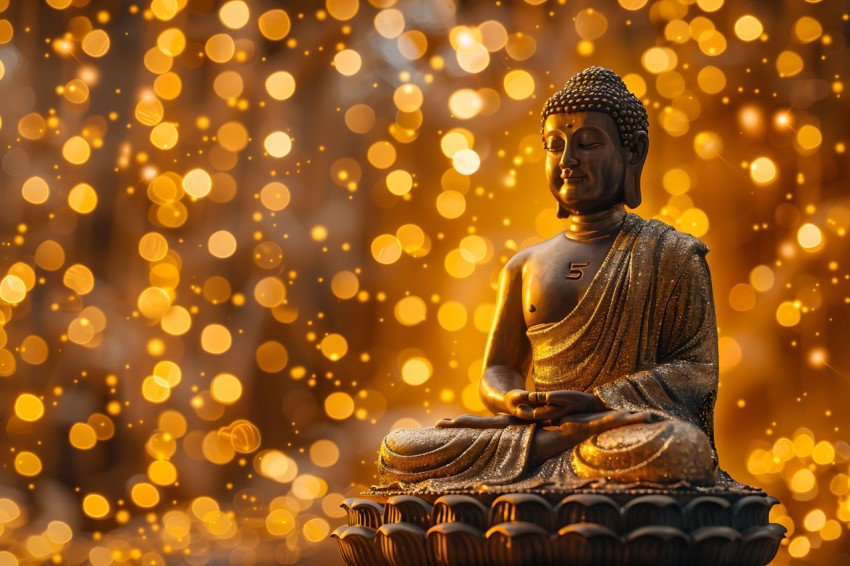 Gautam Lord Buddha Aesthetic Meditating (2581)