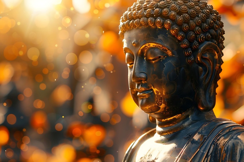 Gautam Lord Buddha Aesthetic Meditating (2598)