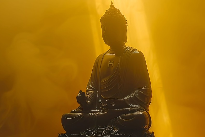 Gautam Lord Buddha Aesthetic Meditating (2608)