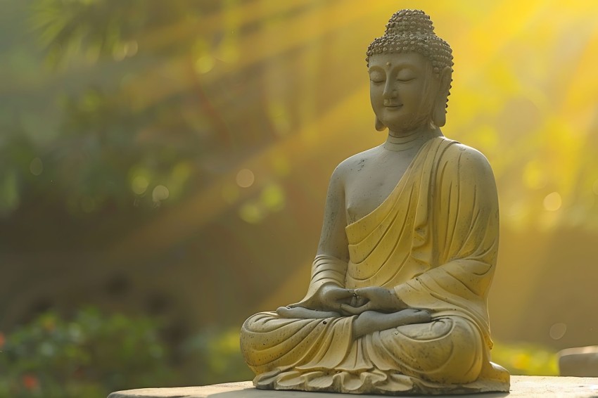 Gautam Lord Buddha Aesthetic Meditating (2651)